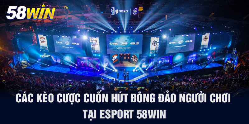 cac keo cuoc cuon hut dong dao nguoi choi tai esport 58win